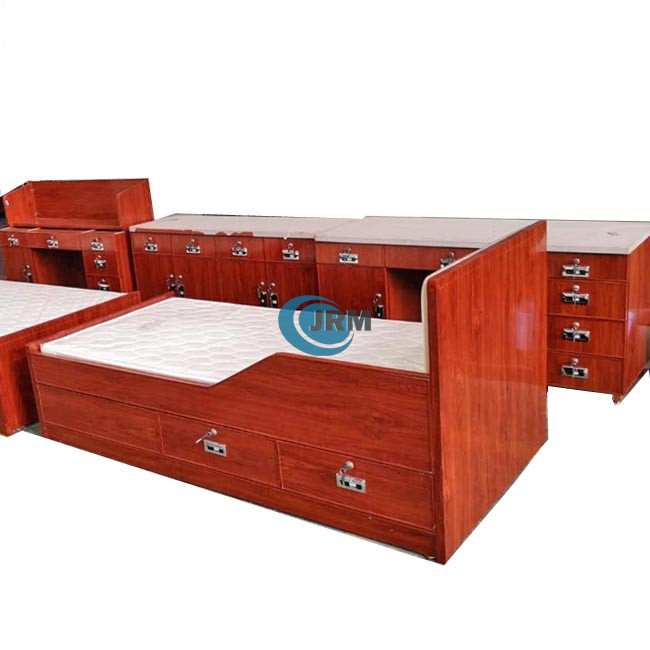 Marine Aluminium Honeycomb Furniture Single Bed Writing Table Bookshelf